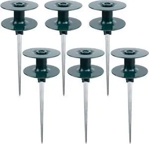 Twinkle Star 10 Inch Garden Hose Guide Spike, 6 Pack Twinkle Star 10 Inch Garden Hose Guide Spike, 6 Pack