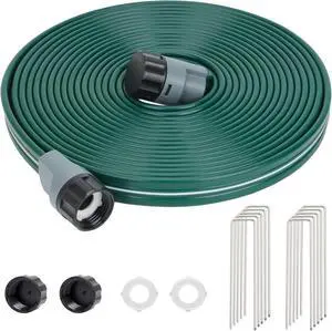Sprinkler Soaker Hose 25ft for Garden Lawn, Watering Pipe with Holes, High-Efficiency Water-Saving Garden Irrigation System, Drip Hose Sprinkler