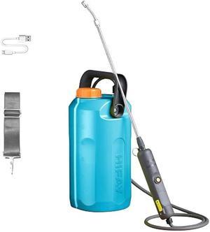 ESX-6 1.6G/6L Battery Powered Sprayer Built-in 4000mAh Rechargeable Battery, Spray 32Gallons on a Single Charge,Telescopic Wand,Electric Sprayer in Lawn & Garden(Blue)