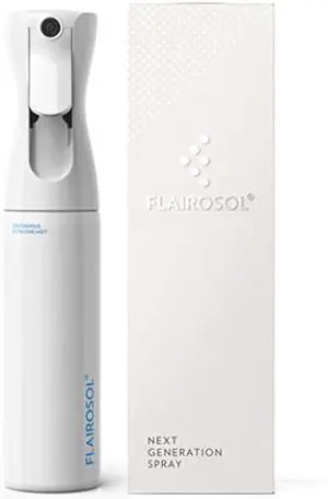 FLAIROSOL - The Original, Plant Mister Spray Bottle, 300ML Fine Mist Water Sprayer for Plants, Gardening, Cleaning,10.1oz (White Bottle - Blue Print)