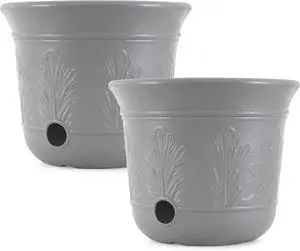 Suncast 2 Pack 300 Foot Heavy Duty 5 Gallon Decorative Plastic Hose Pot for Expandable and Lightweight Hoses, Ideal for Garden, Patio and Backyard Use Suncast 2 Pack 300 Foot Heavy Duty 5 Gallon Decorative Plastic Hose Pot for Expandable and Lightweight Hoses, Ideal for Garden, Patio and Backyard Use
