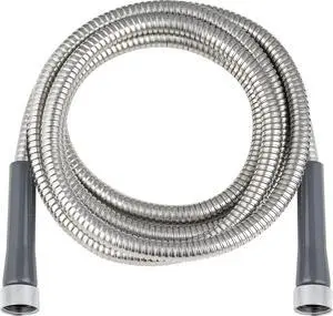 SKYWARD 304 Stainless Steel short Garden Hose 10 ft with Female to Female Metal Connector,Easy to Use & Store, Anti-Leakage Hose, High Water Flow (10ft)