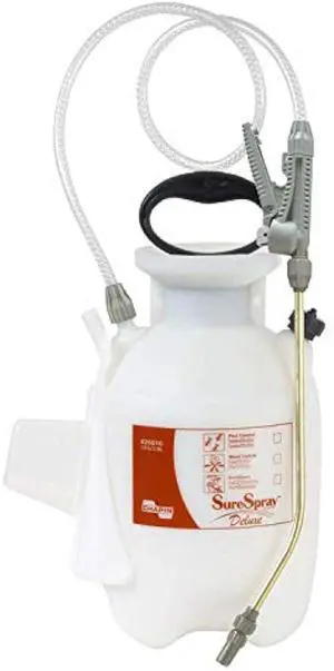 Chapin International SureSpray Sprayer for Fertilizer, Herbicides and Pesticides 26010 1-Gallon Deluxe S, 1 Gallon, Yellow/Black
