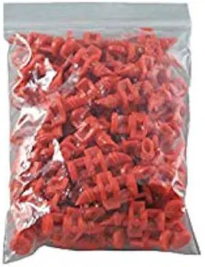 SUCOHANS 500 Count 360 Degree Micro Sprayer Fan Jet Hydroponic Aeroponic Misters Cloners - 360 Sprayer Red (500)