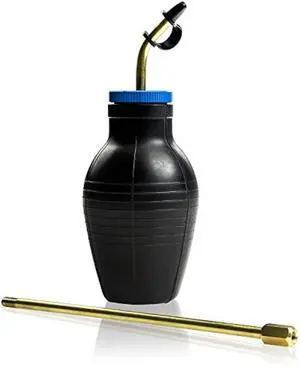 Ivation Bulb Duster Sprayer  Handheld, 7 Extendable Applicator for Earth & Other Home Powder Applications  Non-Toxic, All-Natural  Small