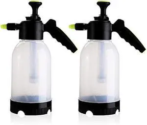 Suwimut 2 Pack 0.5 Gallon Hand held Garden Sprayer Pump Pressure Water Sprayers, Multi-Purpose Hand Sprayer for Lawn, Garden, Safety Valve Adjustable Nozzle