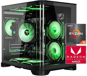 Synvisus gaming desktop AMD Ryzen 5 5600GT (6 core up to 4.6GHz) AMD Radeon Vega 7 16GB DDR4 3200MHz 1TB M.2 NVMe 650W Gold PSU Windows 11 home WIFI Gaming PC
