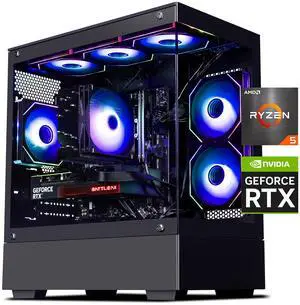 ICEWOLF Gaming Desktop PC,AMD Ryzen5 9600X,Geforce RTX 5060 8G,16GB DDR5,1TB NVMe SSD,Wi-Fi,Windows 11 Home,Black Prebuilt Pc Computer ICEWOLF Gaming Desktop PC,AMD Ryzen5 9600X,Geforce RTX 5060 8G,16GB DDR5,1TB NVMe SSD,Wi-Fi,Windows 11 Home,Black Prebuilt Pc Computer