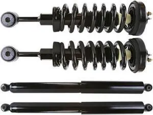 For 2004 2005 2006 2007 2008 Ford F-150 4WD Front Strut Assembly & Rear Shocks