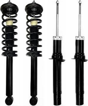 4 FRONT REAR black Shock Strut Assembly Fit 2004-2008 ACURA TL