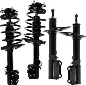 FRONT Pair Quick Struts & REAR Pair Bare Struts for 08-12 TOYOTA AVALON