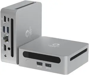 GenMachine Mini PC AMD Ryzen 7 5700U,32GB RAM 1TB M.2 NVMe SSD,AMD Radeon Graphics,2 x 4K Output, 2 x HDMI Ports,2 x USB 3.0,1 x Type-C,Wifi6,Bluetooth5.2,Windows 11 Pro Desktop Computer