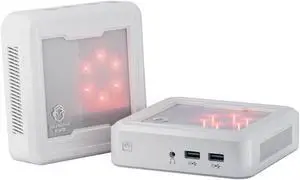 GenMachine Mini PC AMD Ryzen 5 3550H,16GB RAM 512GB M.2 NVMe SSD,AMD Radeon Vega 8 Graphics,2 x 4K Output, 1 x HDMI Ports,1 x DP Ports,4 x USB 3.0,Wifi5,Bluetooth4.2,Windows 10 Desktop Computer White