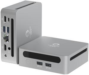 GenMachine Mini PC AMD Ryzen 3 4300U Mini Computers Up to 3.7GHz 4c/4t, 8GB DDR4, 256GB SSD & M.2 NVME, Gaming PC with Wifi6/BT5.2/DHMI/DP, Gaming/Office/Design