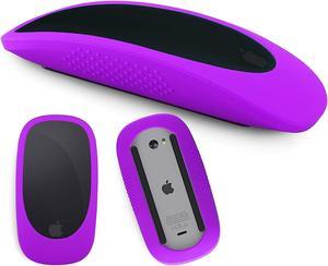 Silicone Mouse Cover for Apple Magic Mouse III iMac Mouse Cover Case Apple Mouse 2 SkinAntiDrop Mouse GlovePurple