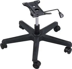 350 Pounds Heavy Duty Gaming Office Chair Replacement Base 28" Swivel Chairs Part with Bottom Plate Stand Cylinder and Casters