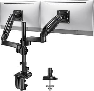HUANUO 1332 Inch Dual Monitor Stand Ergonomic Adjustable Spring Monitor Arm Dual Monitor Mount TiltSwivelRotateWeight Max 20 lbsVESA 75100mm