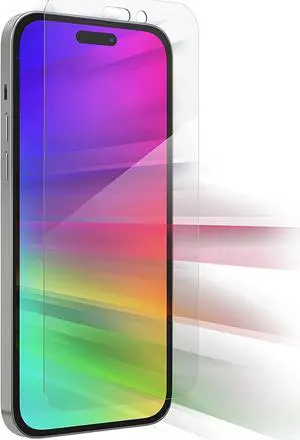 ZAGG Invisible Shield Glass Elite VisionGuard Screen Protector for Apple iPhone 14 Pro Max - 5X Stronger, Blue-Light Protection, Anti-Fingerprint Technology, Easy to Install