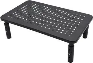 Monitor Stand Riser,Desktop Laptop Computer Holder,3 Height Adjustable Monitor Stand with Vented Platform for Computer, Laptop, Printer, Notebook