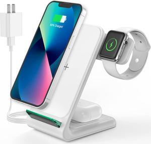 Wireless Charging Station for Apple 3 in 1 Wireless Charger Stand for iWatch 76SE5432 iPhone 131211X8SE Series AirPods 3Pro2
