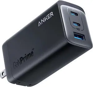 737 GaNPrime 120W USB C Charger PPS 3-Port Fast Compact Foldable Wall Charger for MacBook Pro/Air iPad Pro iPhone 16/Pro Galaxy S22/S21  XPS 13 Note 20/10+ and More Devices