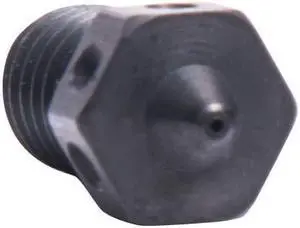 4pcs Hardened Steel Nozzles M6 Nozzle 0.25/0.4/0.5/0.6mm Compatible with 1.75mm V6 Hotend Prusa I3 MK3S Anycubic Mega S Vyper 3D Printing PEI PEEK or Carbon Fiber Filament (1x0.25+1x0.4+1x0.5+1x0.6)