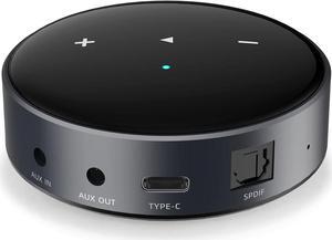 WiiM Mini AirPlay2 Wireless Audio Streamer, Multiroom Stereo, Preamplifier, Works with Alexa and Siri Voice Assistants, Stream Hi-Res Audio from Spotify,  Music and More