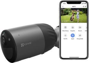 EZVIZ 2K+ Wireless Security Camera, 270-Day Battery Life, No Base Station Required, Free 32 GB Storage, Color Night Vision, Person Detection, Two-way Talk, Waterproof, Work with Solar Panel (BC1C 4MP)