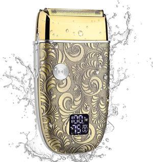 Electric Shavers for Men 3 Blades, Mens Electric Razor for Shaving Face 2 Speeds, Foil Shaver for Bald Head Beard Trimmer Cordless & Rechargeable, Gift for Him