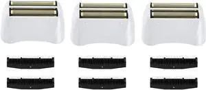 3 Pack Shaver Replacement Foil and Cutters compatible with"andis #17150 shaver foil replacement" Golden