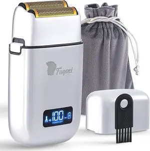 Fagaci 5 Speeds Double Foil Shavers for Men Professional Irritation Free, Clean Shaving Foil Razor, Electric Shavers for Men, Maquina de Afeitar para Hombre, Neck Barber Shaver, Close Shaver for Men