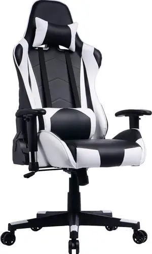 PRISP Gaming Chair with Reclining Backrest, Racing Style High Back Office Chair