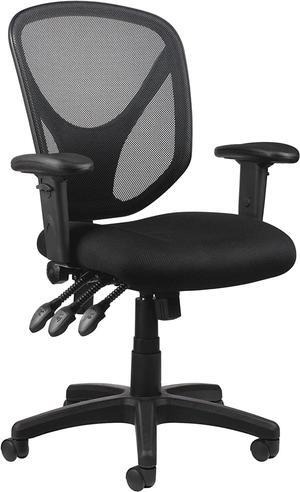 Realspace® MFTC 200 Multifunction Ergonomic Super Task Chair, Black, Welcome to consult