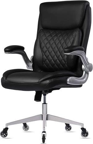 NOUHAUS - Posture Ergonomic PU Leather Office Chair - White