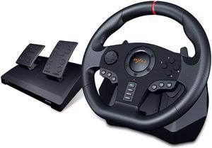 PC Racing Wheel Steering Wheel PXN V900 Driving Simulator 270°/900° Rotation christmas gift Gaming Steering Wheel with Pedals for PC,Xbox One,Xbox Series S/X,PS4,PS3, Android TV