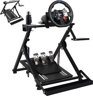 DIWANGUS Racing Steering Wheel Stand Simulator Racing Stand Tilt-Adjustable  Steering Wheel Stand for Logitech G25/G27/G29/G920,Thrustmaster T300Rs/