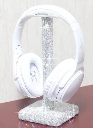 SH Luxury Rhinestones Headphone Stand Headset Holder Crystal (Silver) SH Luxury Rhinestones Headphone Stand Headset Holder Crystal (Silver)