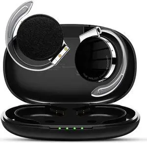 Luisport Noise Cancelling Headphones Earbuds Open Ear Bluetooth Headphones Workout Headphones Wireless Headphones Bluetooth Earbuds Wireless Earbuds Bluetooth Earphones Wireless Earphones (F2-Black)