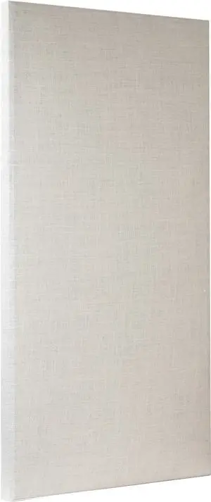 ATS Acoustics Panel 24x48x2 Inches, Beveled Edge, in Ivory