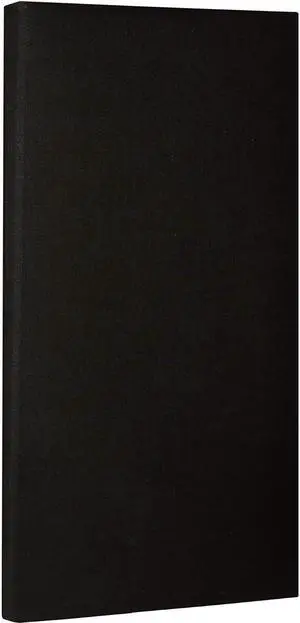 ATS Acoustic Panel 24x48x4 Inches, Beveled Edge, in Black