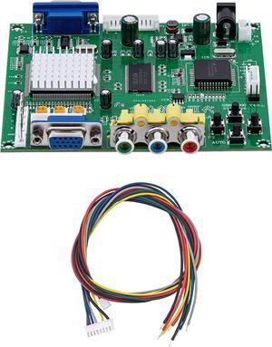Arcade Game RGB/CGA/EGA to VGA HD Game Video Output Converter Board for Arcade Monitor to CRT LCD PDP Projector