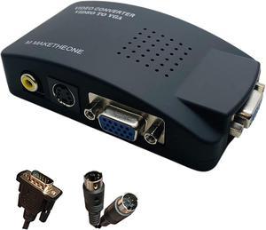 RCA VGA Video AV Audio HDMI Switch 8x1 Switcher Analog HDTV Splitt  Converter Box Multi-Functional HDMI Converter Switch 8 Inputs to HDMI+COAXIAL+SPDIF  Output Support 3D and Surround Sound for 1080P HD 