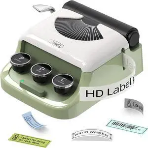 MakeID Label Maker HD(300dpi) - Personalized Smart Q1 Wireless Handheld Printer Compatible With iPhone & Android Phones - Portable Label Makers for Organizing Home & Office Supplies Printing Name Tags