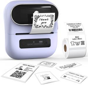 VEVOR Bluetooth Thermal Label Printer, Wireless Shipping Label Printer  w/Automatic Label Recognition,Thermal Printer Supports Shipping, Barcode,  Household Labels and More