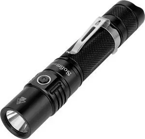 sofirn Tactical Flashlight 1200 High Lumens, LED Flashlight with Super Bright, Water Resistant, Compact Small Pocket EDC Flash Light for Camping Running Emergency Outdoor