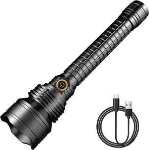 XURLEQ 710000 Lumen Handheld Flashlight, Waterproof Flashlight with 5 Modes, Tactical Flashlight for Camping Hiking Biking Outdoor Emergency Activity