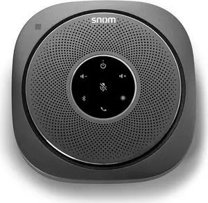 Snom C300 Bluetooth 5.0 Conference Speakerphone with 6 Mics, 24 hrs Call Time, App Controlled, USB C, Home Office & Small Business