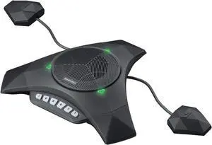 MVOICE8010 EX-B Bluetooth Conference Speakerphone with 2 Expandable Microphones for Web conferencing