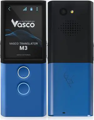 Vasco M3 Language Translator Device | The Only Translator with Free and Unlimited Internet in 200 Countries | Photo Translation | European Brand