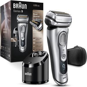 Braun Series 9 9370cc Rechargeable Wet  Dry Mens Electric Shaver with Clean  Charge Station